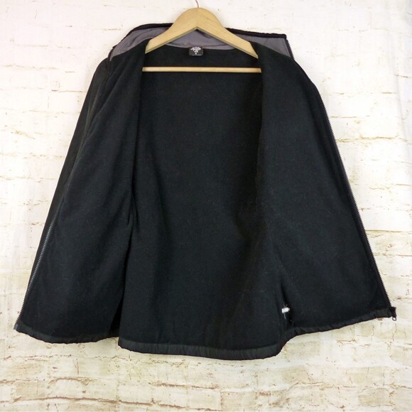 prAna Jacket Womens S Black Full Zip Fleece Line Lightweight Coat Gorpcore FLAW - Picture 15 of 15